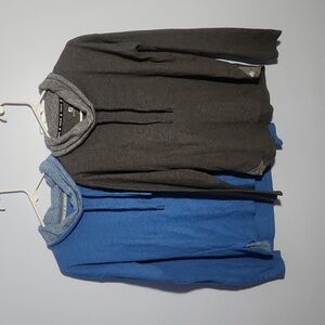 Set of 2 Women's Free2B long sleeve, cowl neck shirts, Med